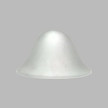 Home4Living Lampenschirm Lampenglas Ersatzglas satiniert weiß Ø 235mm Glasschirm E27, Dekorativ
