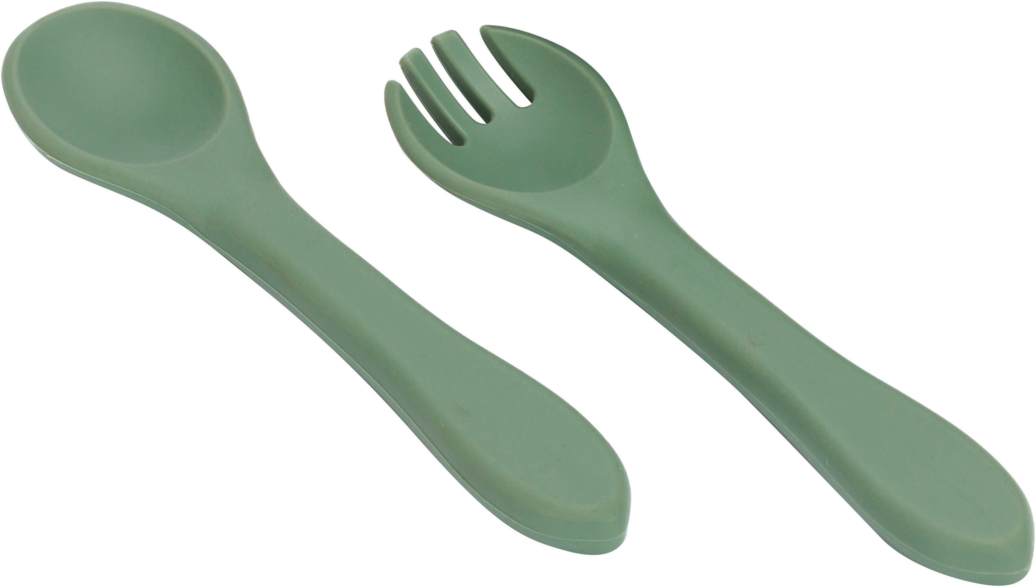 Fillikid Kindergeschirr-Set Silikonset (4-tlg), 1 Personen, Silikon, inkluisve Lätzchen – Bild 5 von 5