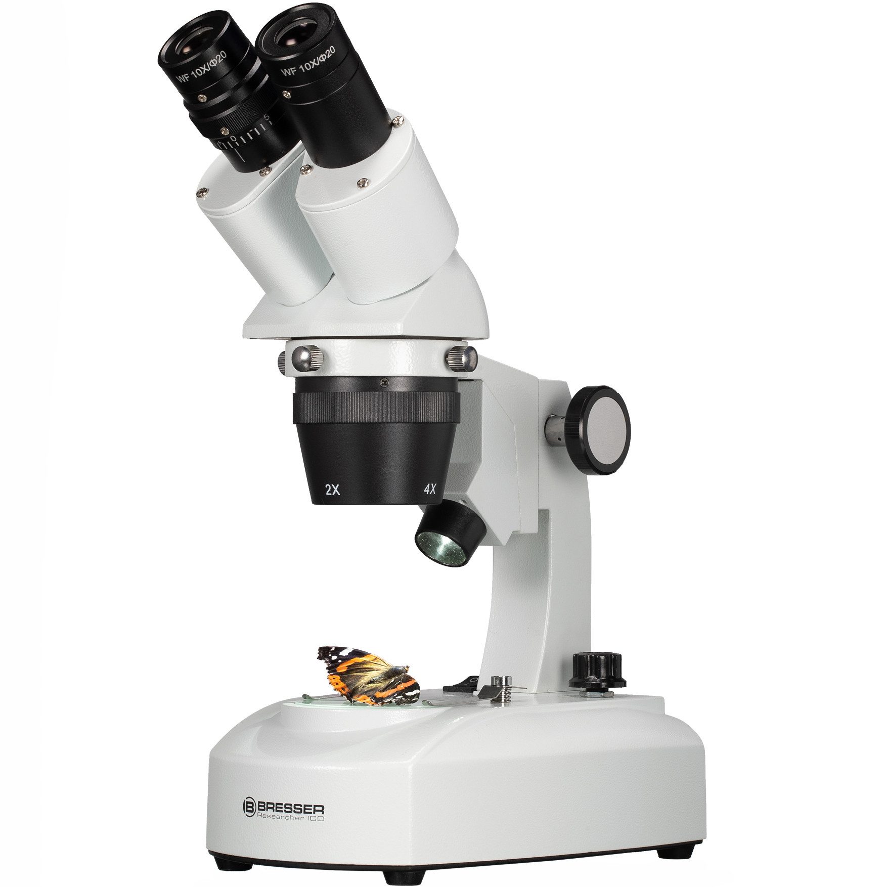 BRESSER Researcher ICD LED 20x-80x Stereomikroskop Auf- und Durchlichtmikroskop