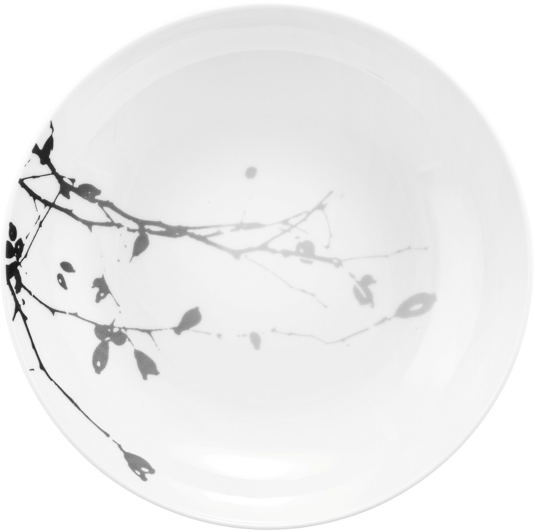 Seltmann Weiden Suppenteller Liberty - Dark Rose Hip, (1 St), Teller rund 21 cm
