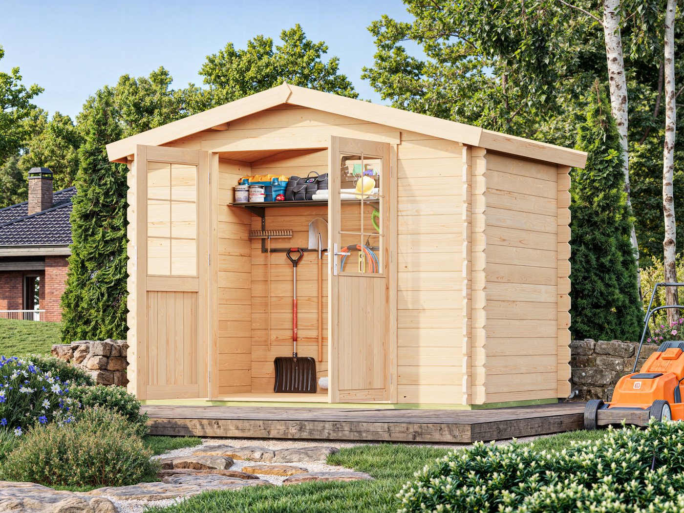 Fjordholz Gartenhaus Bente 28 A