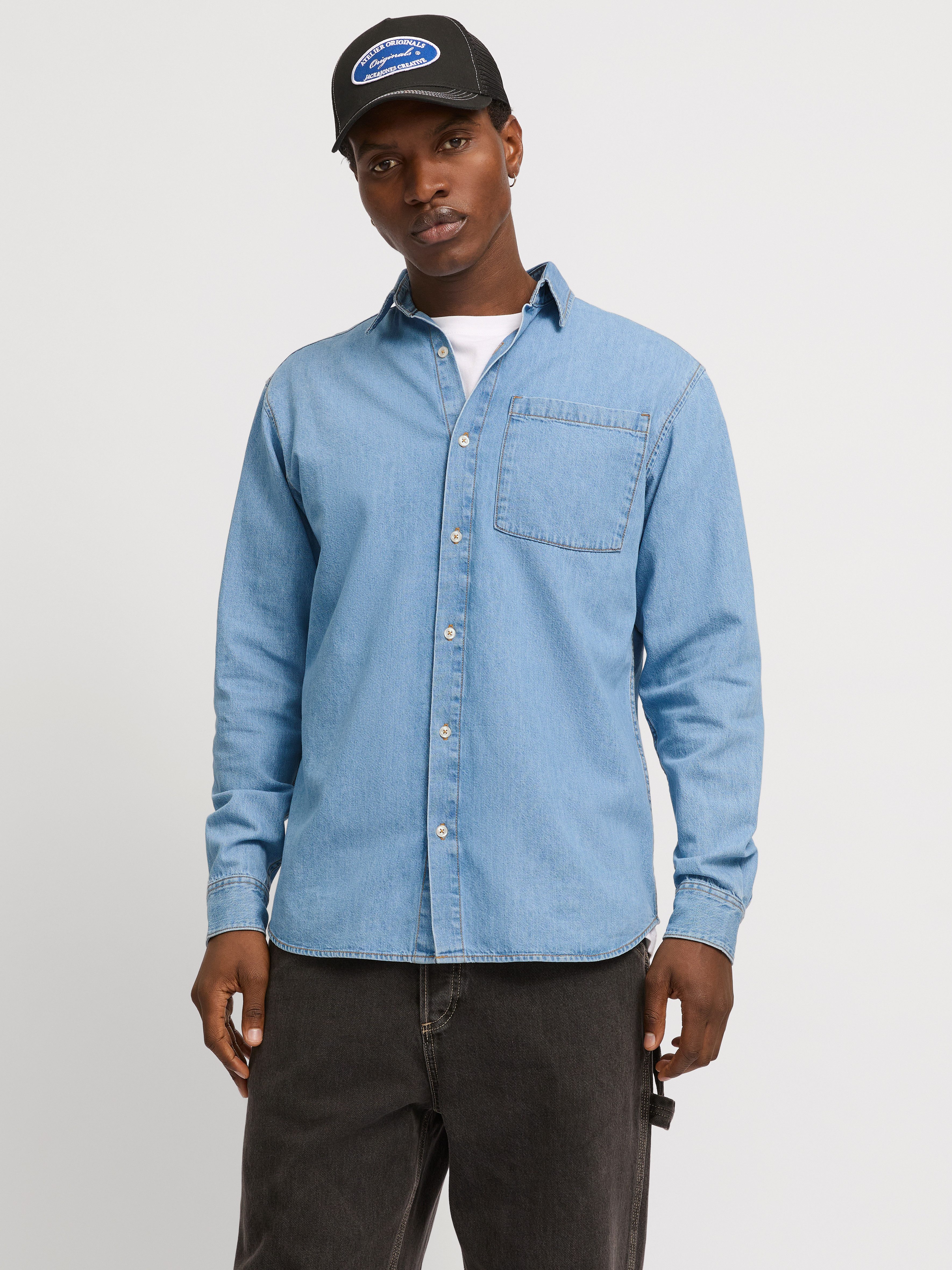 Jack & Jones Jeanshemd JJICREEK JJSHIRT L/S AKM 596 NOOS günstig online kaufen