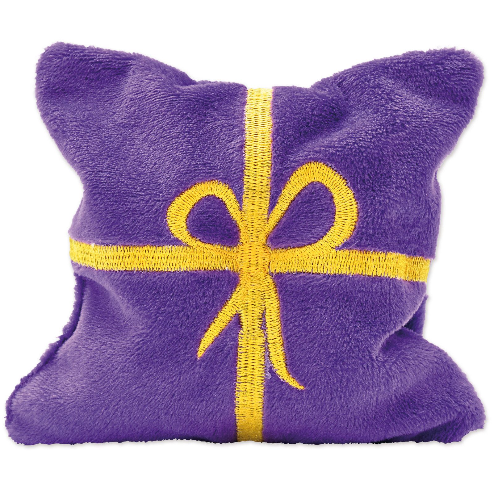 Aumüller Tierkuscheltier Katzenspielkissen Weihnachtsgeschenk, lila, mit Ba günstig online kaufen