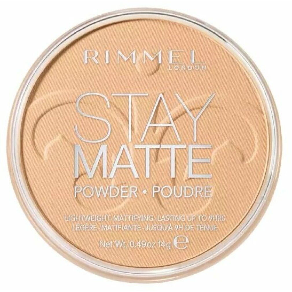 Rimmel London Puder Stay Matte Long Lasting Pressed Powder 006