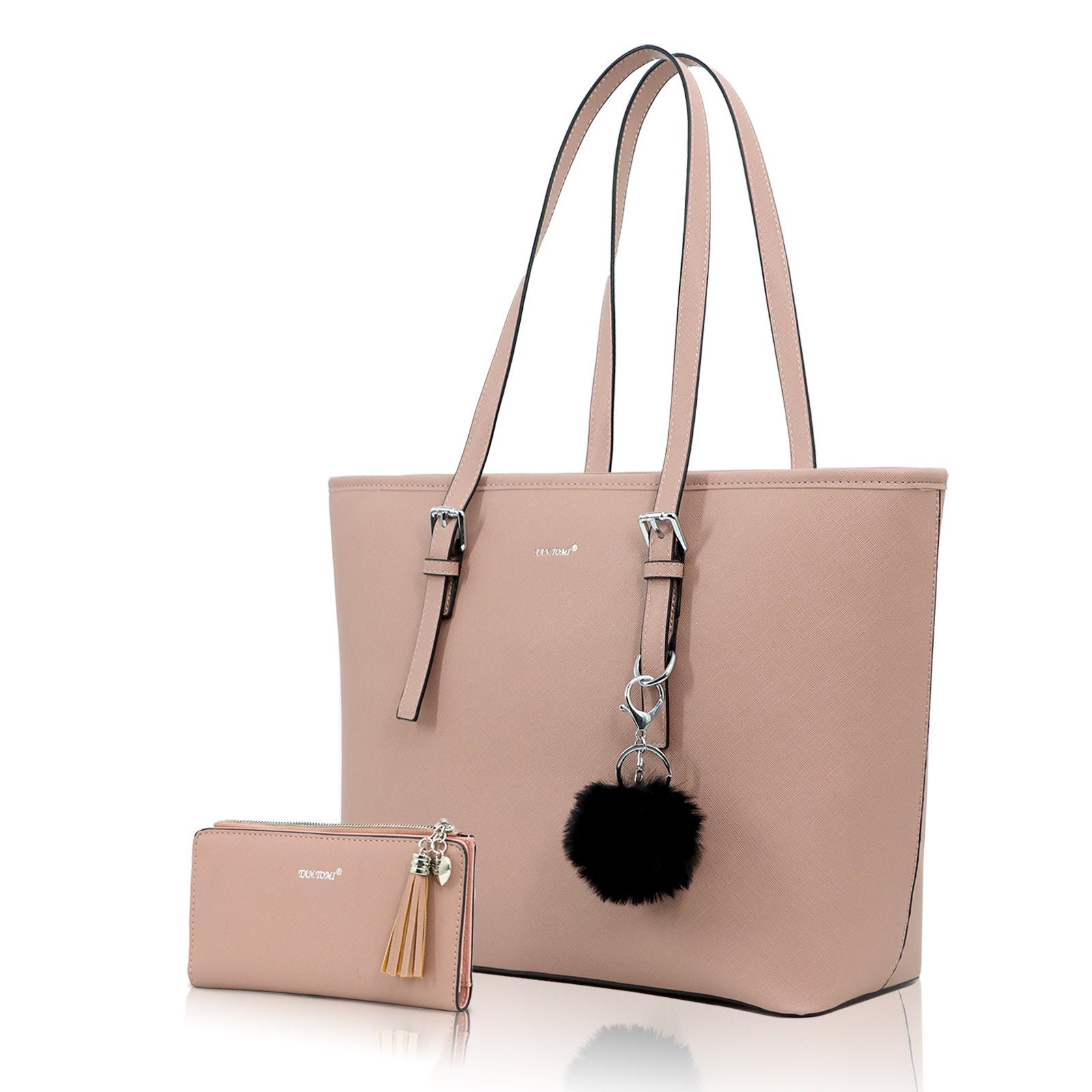 TAN.TOMI Shopper »Handtasche Damen mit Geldbörse und Schlüsselanhänger,Groß  Elegant Damen Handtasche, ​Geschenke für Frauen«, in schlichter Optik  online kaufen | OTTO