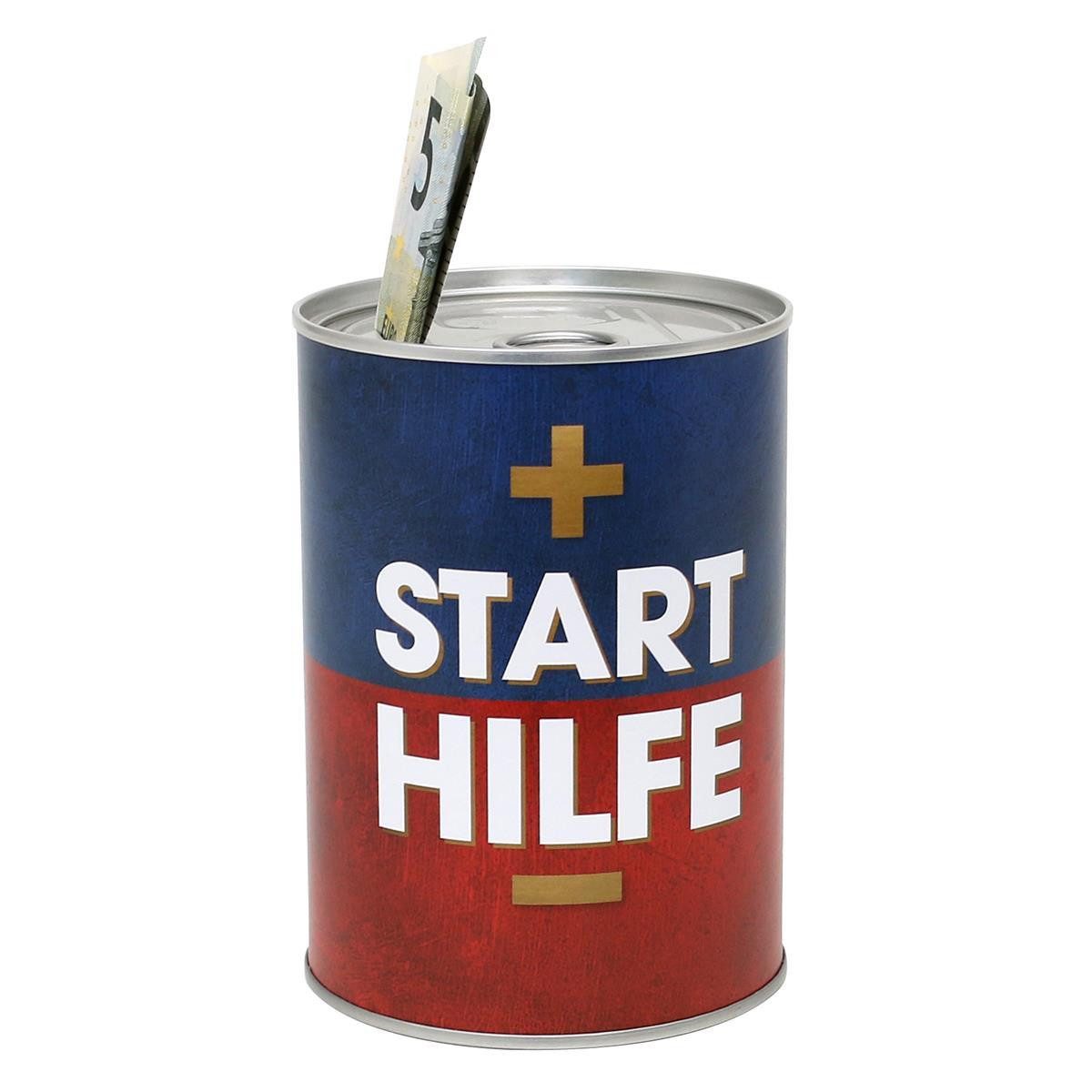 Dekohelden24 Spardose Metall-Spardosen - in Konservendose-Design - Motiv über Dropdown-Menü, (1-tlg)