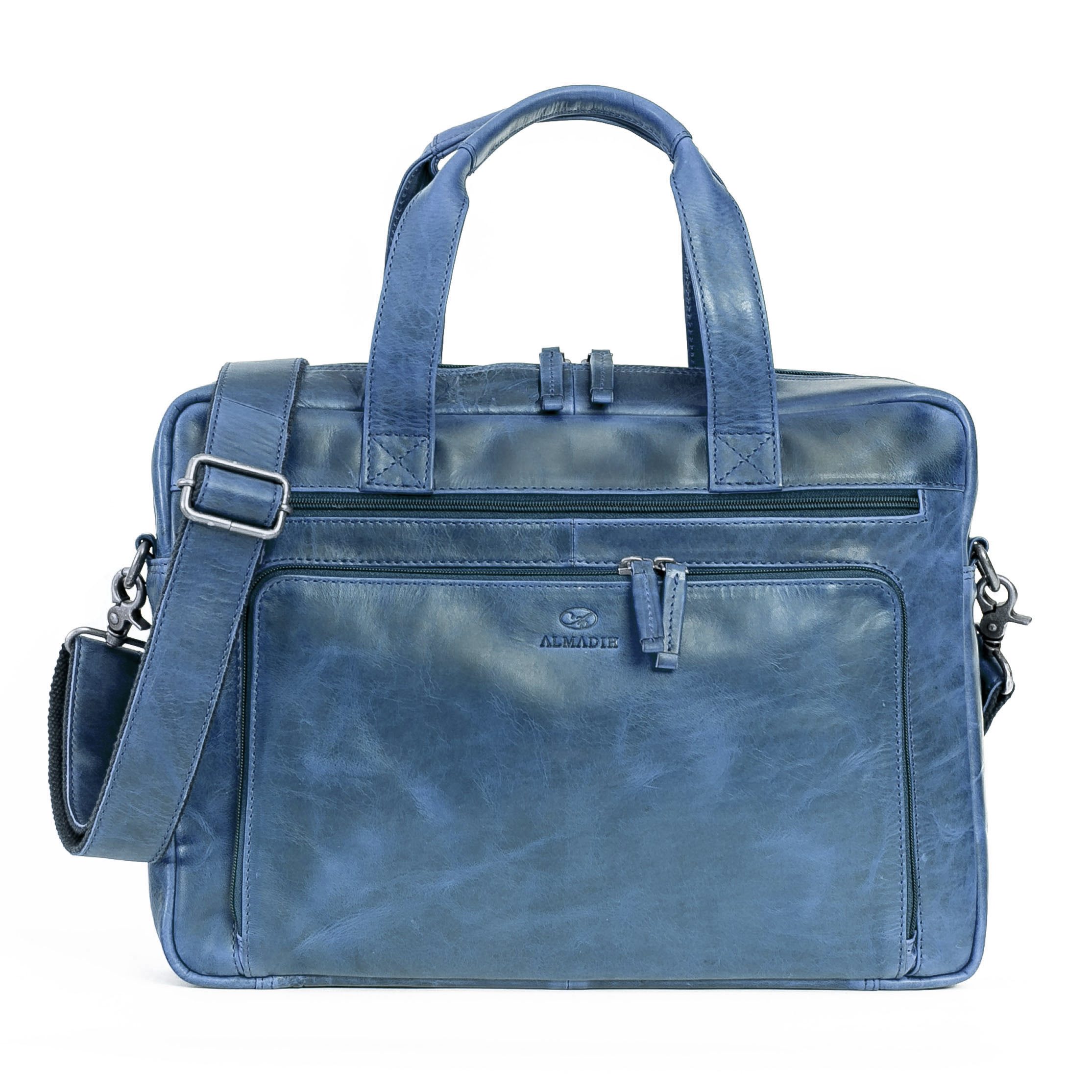 Businesstasche Leder Businesstasche BRUNO Ledertasche 15 Zoll Aktentasche Braun
