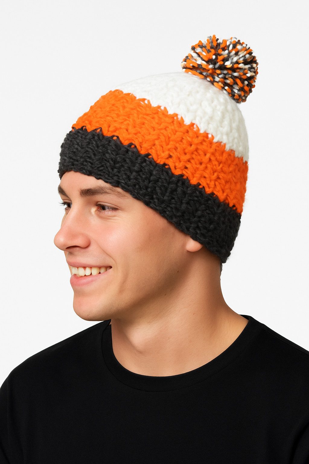 Myrtle Beach Bommelmütze Unisex Winter Mütze Wintermütze - Häkelmütze Fleec günstig online kaufen