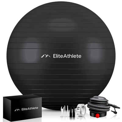 EliteAthlete Gymnastikball »Gymnastikball Sitzball Büro ergonomisch - Fitness Yoga Schwangerschaft«