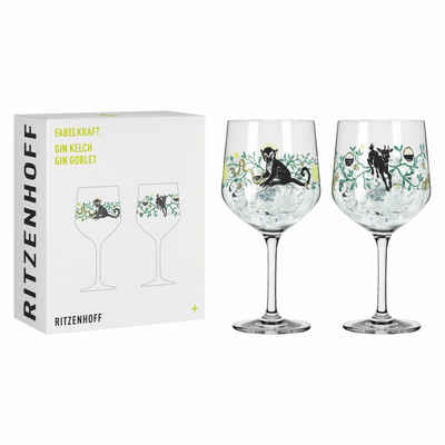 Ritzenhoff Gläser-Set »Gin-Glas Set Fabelkraft 001 / 002«, Kristallglas, Made in Germany