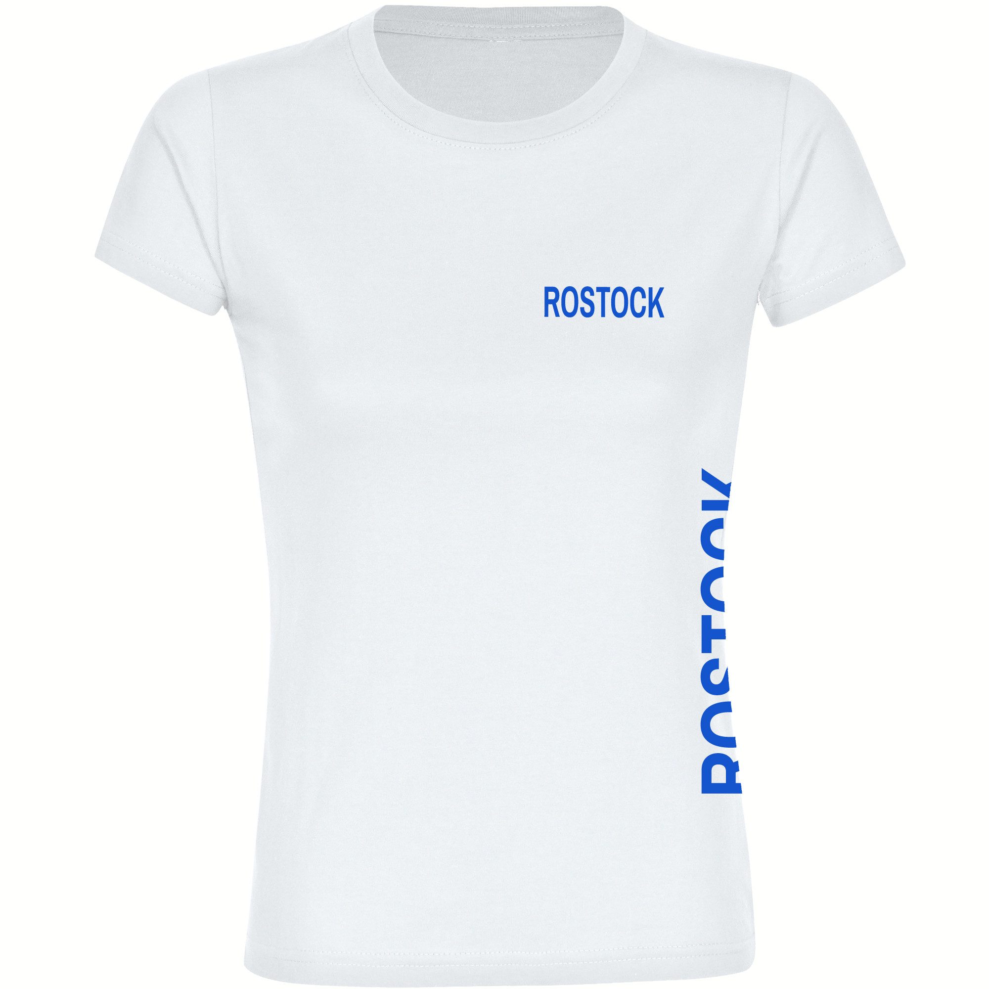 T-Shirt Damen Rostock - Brust & Seite - Frauen