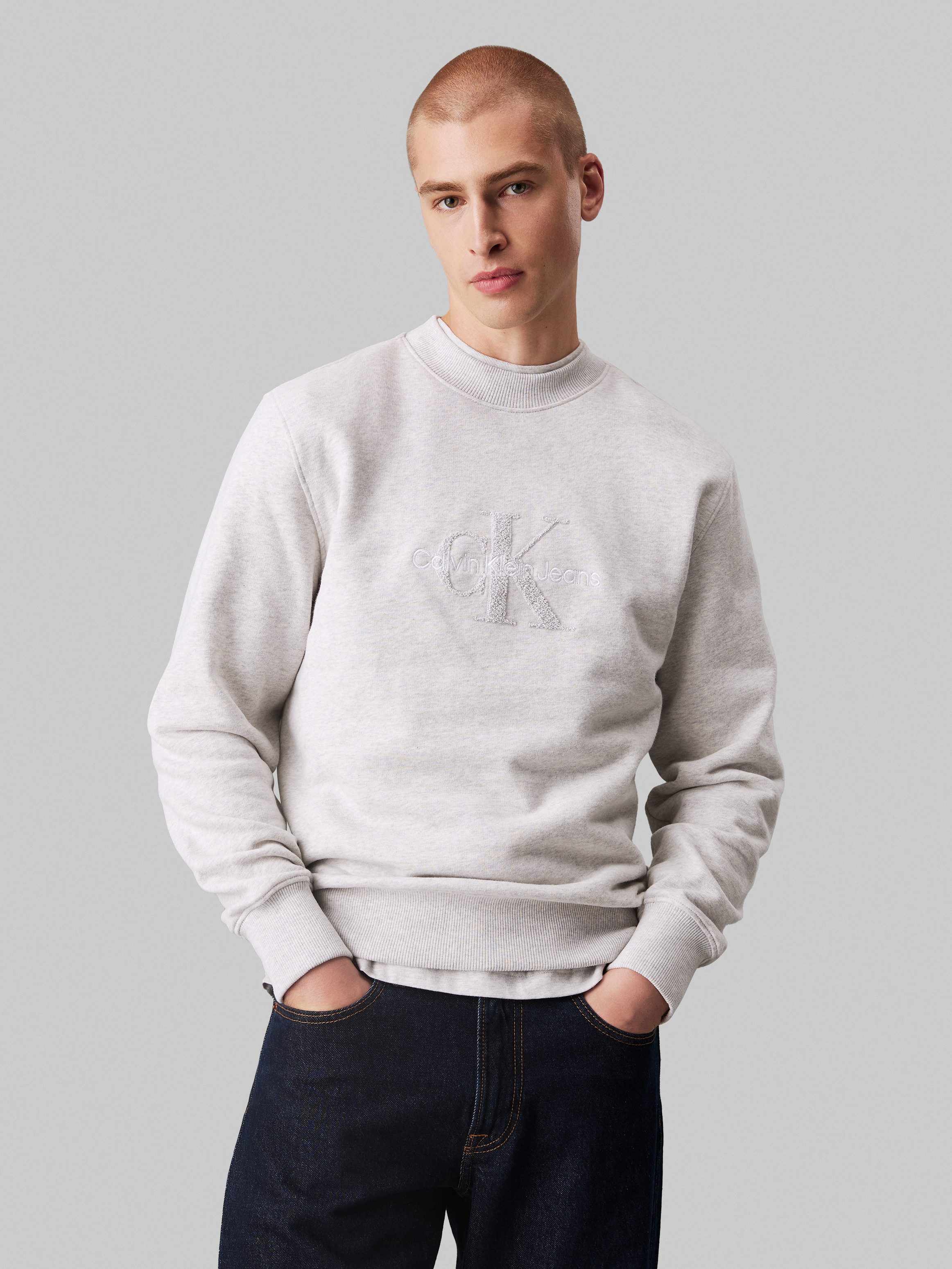 Calvin Klein Jeans Sweatshirt CHENILLE MONOLOGO günstig online kaufen