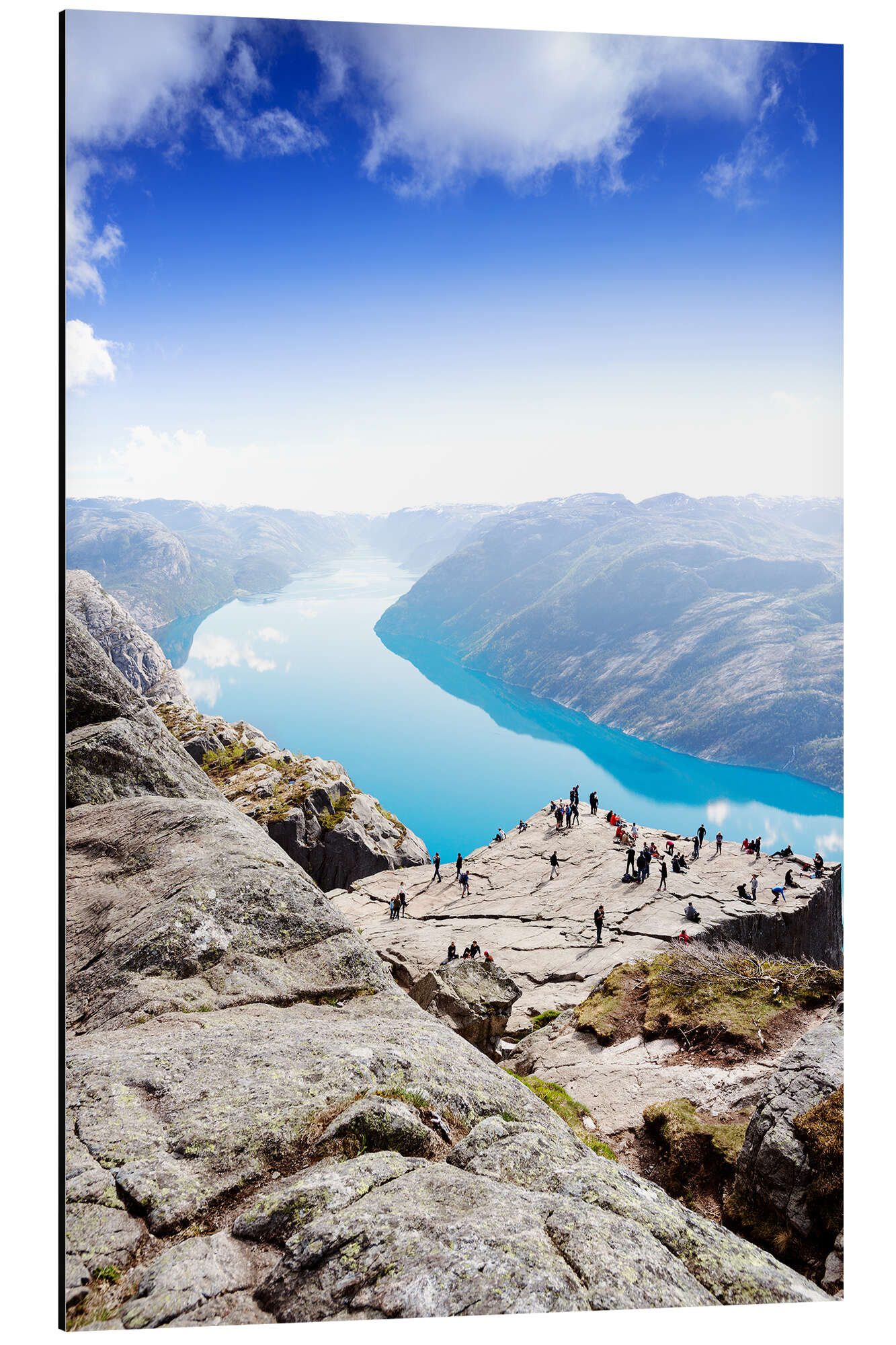 Posterlounge Wandbild Preikestolen-Klippe am Lysefjord, Editors Choice, erhältlich als Poster, Leinwandbild, Wandsticker oder Acrylglasbild