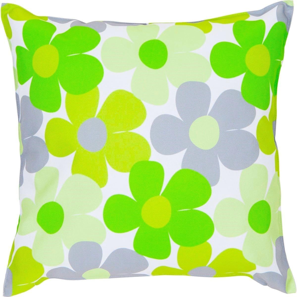 Mars & More Zierkissen Kissen Garten Outdoor Blumen Vintage Mehrfarbig 47 x 47 cm, (1 St), Outdoor