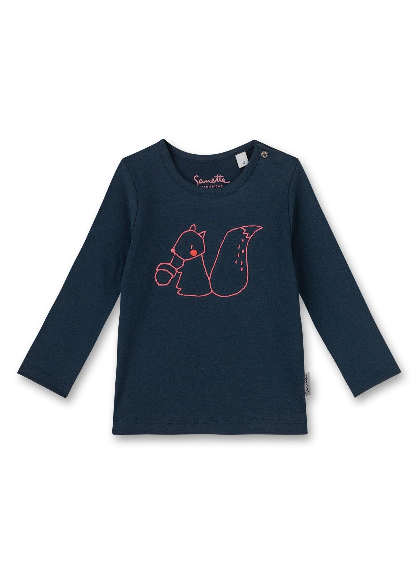 Sweet Shirt Squirrel Langarm Sanetta Langarmshirt (115525-50380) Blue