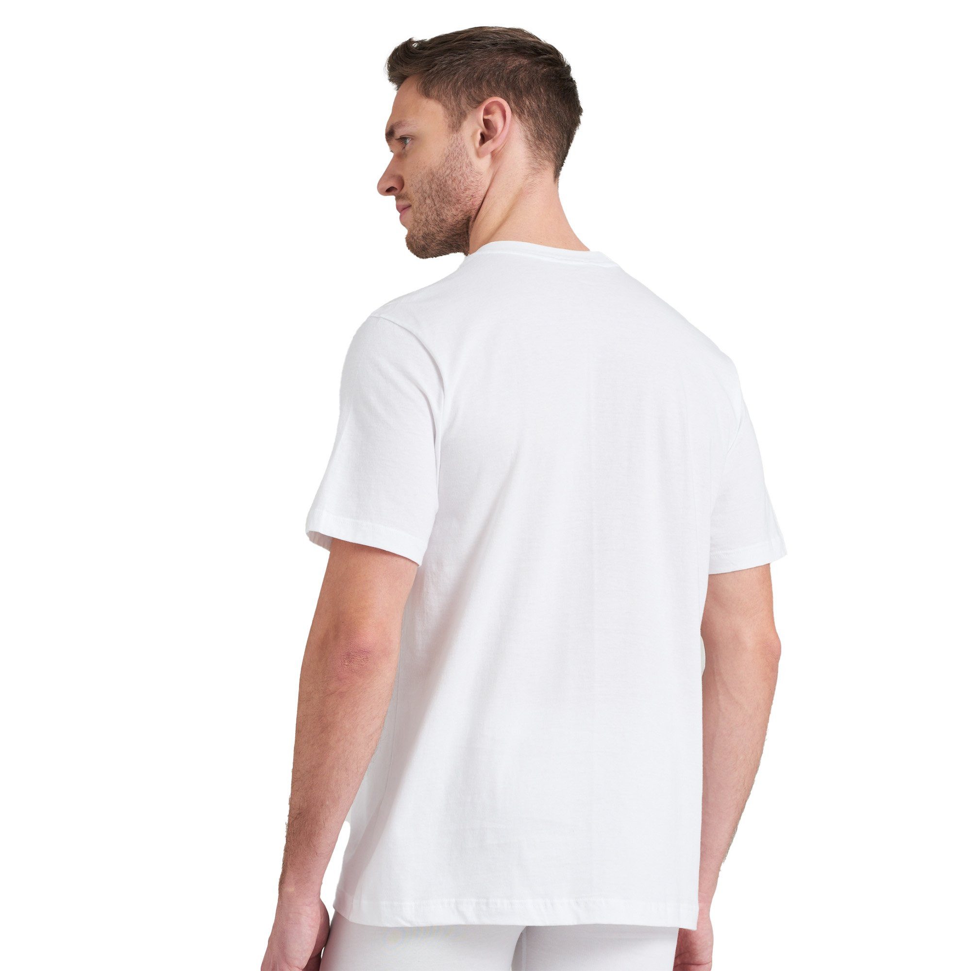 Schiesser Unterhemd Herren T-Shirt 2er Pack Baumwolle American T-Shirt (Packung, 2er Pack)