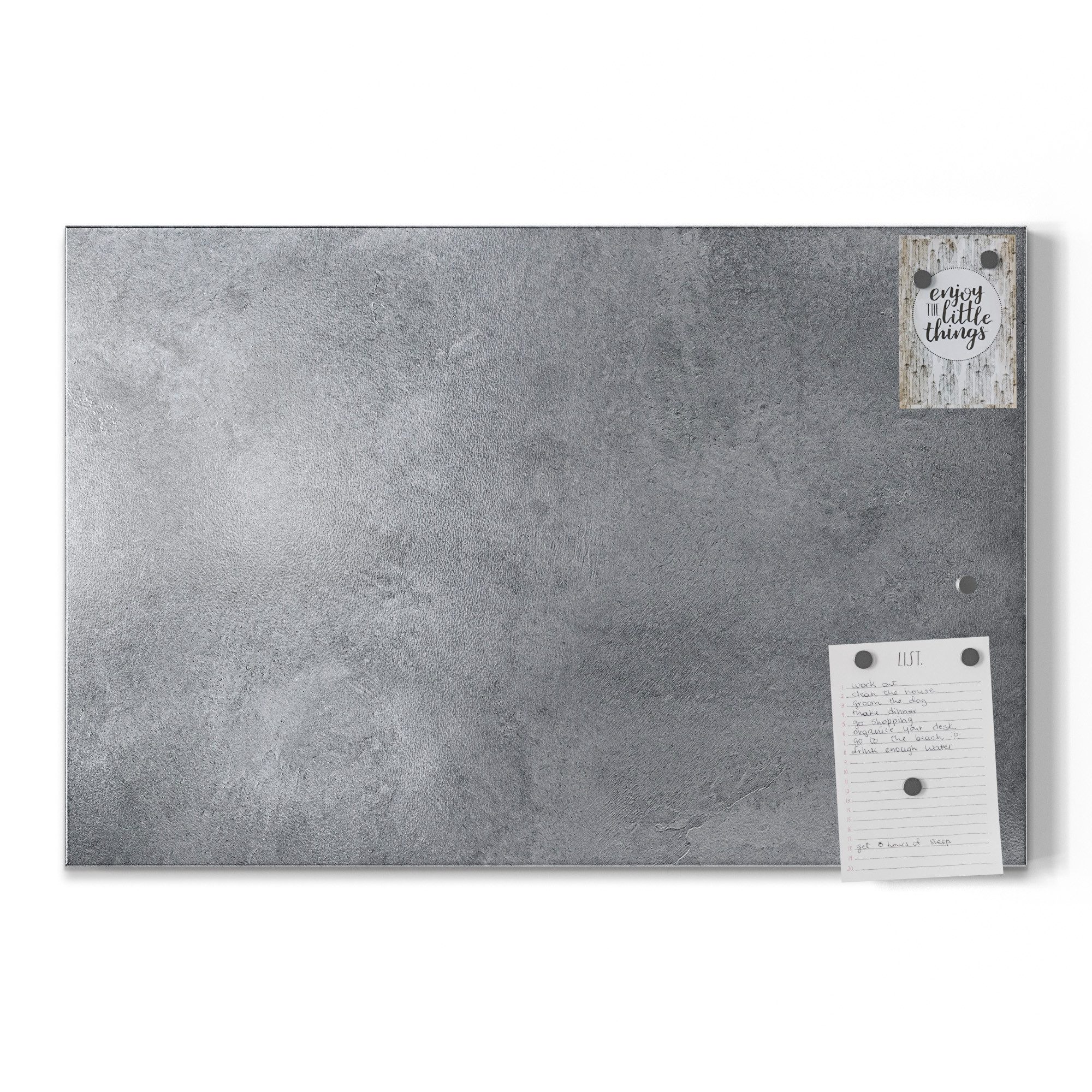 DEQORI Magnettafel 'Betonstruktur im Detail', Metall günstig online kaufen