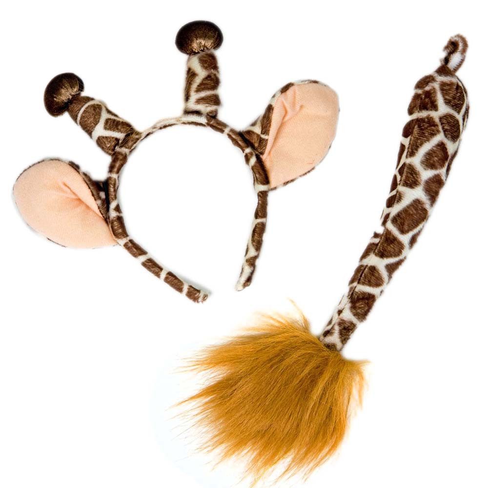 Festartikel Müller GmbH Kostüm Giraffen Set Schwanz und Ohren