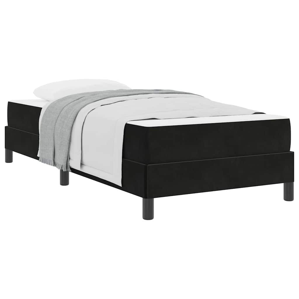 vidaXL Bett Boxspringbett mit Matratze Schwarz günstig online kaufen