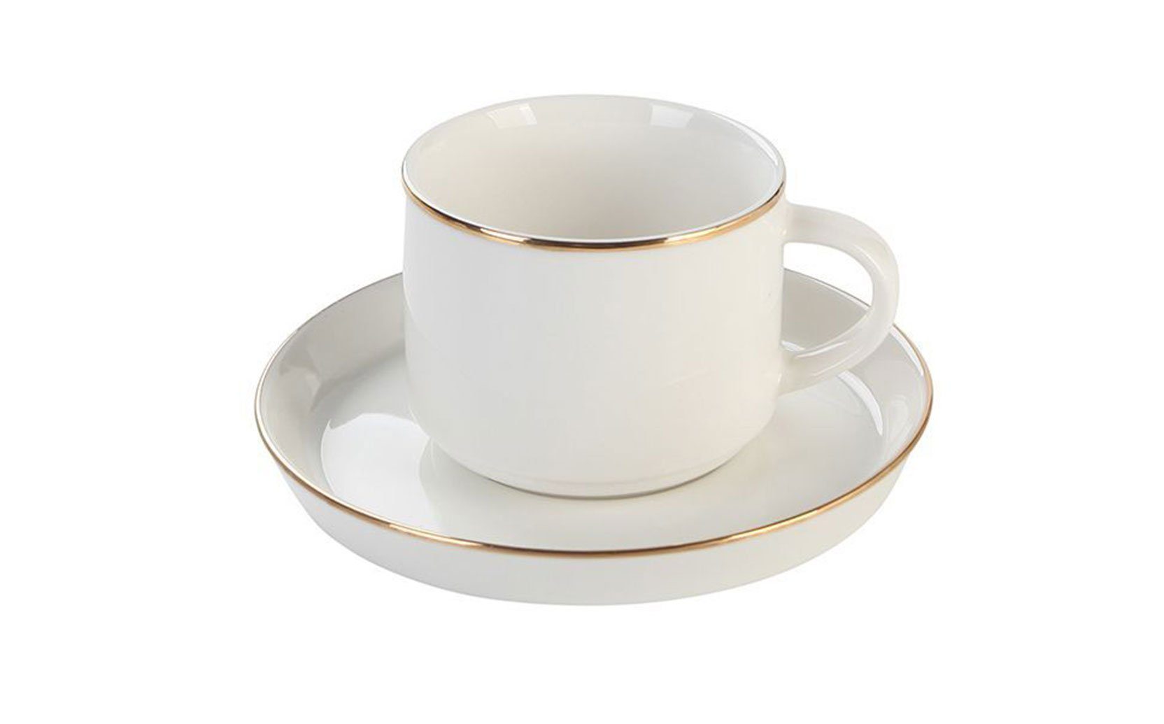 Özberk Tasse Lunel-GW, Porzellan, Kaffeetassen-Set für 6 Personen