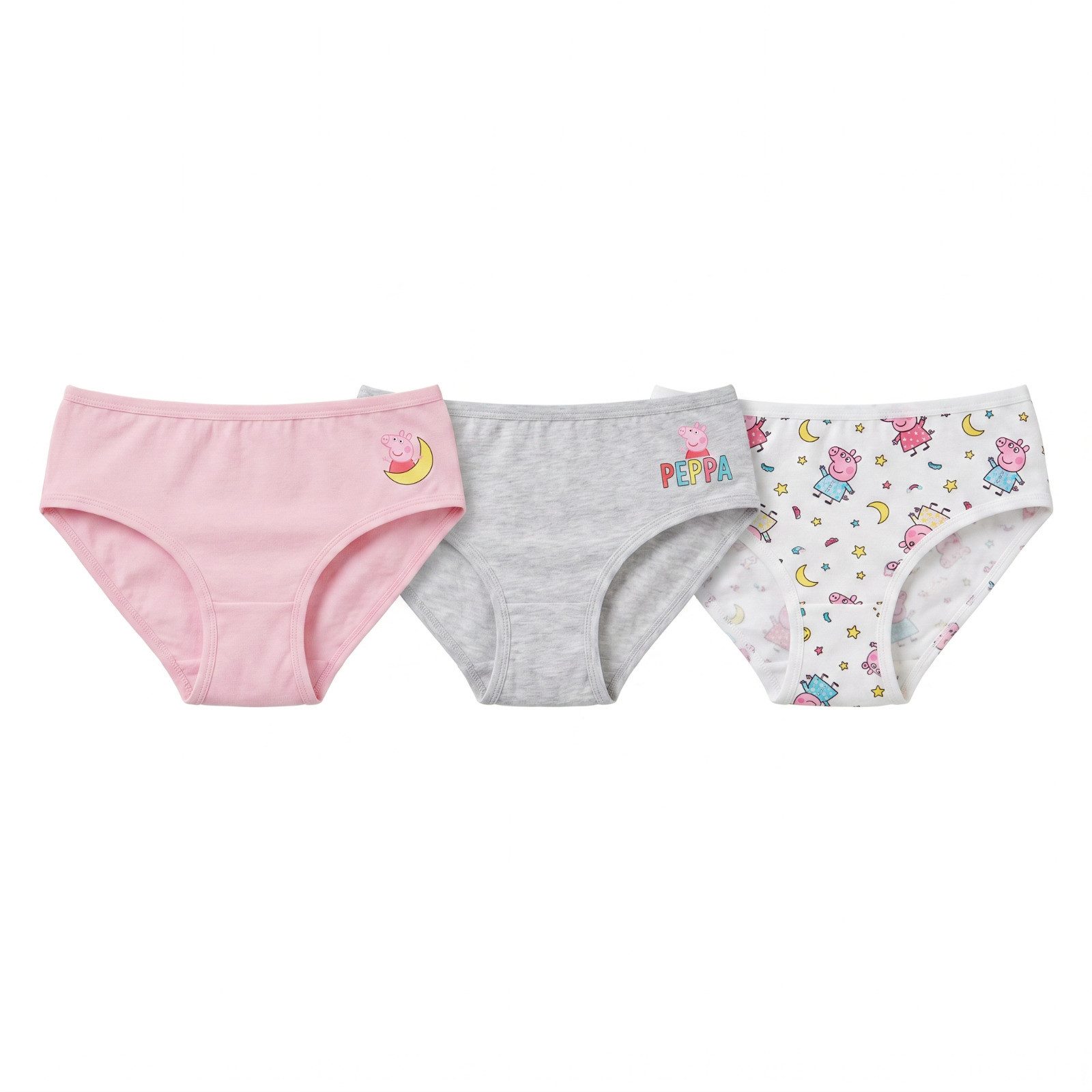 Peppa Pig Slip Peppa Wutz 3er Pack Slips Kinder Mädchen Unterwäsche Gr. 92 - 110 (Packung, 3-St)