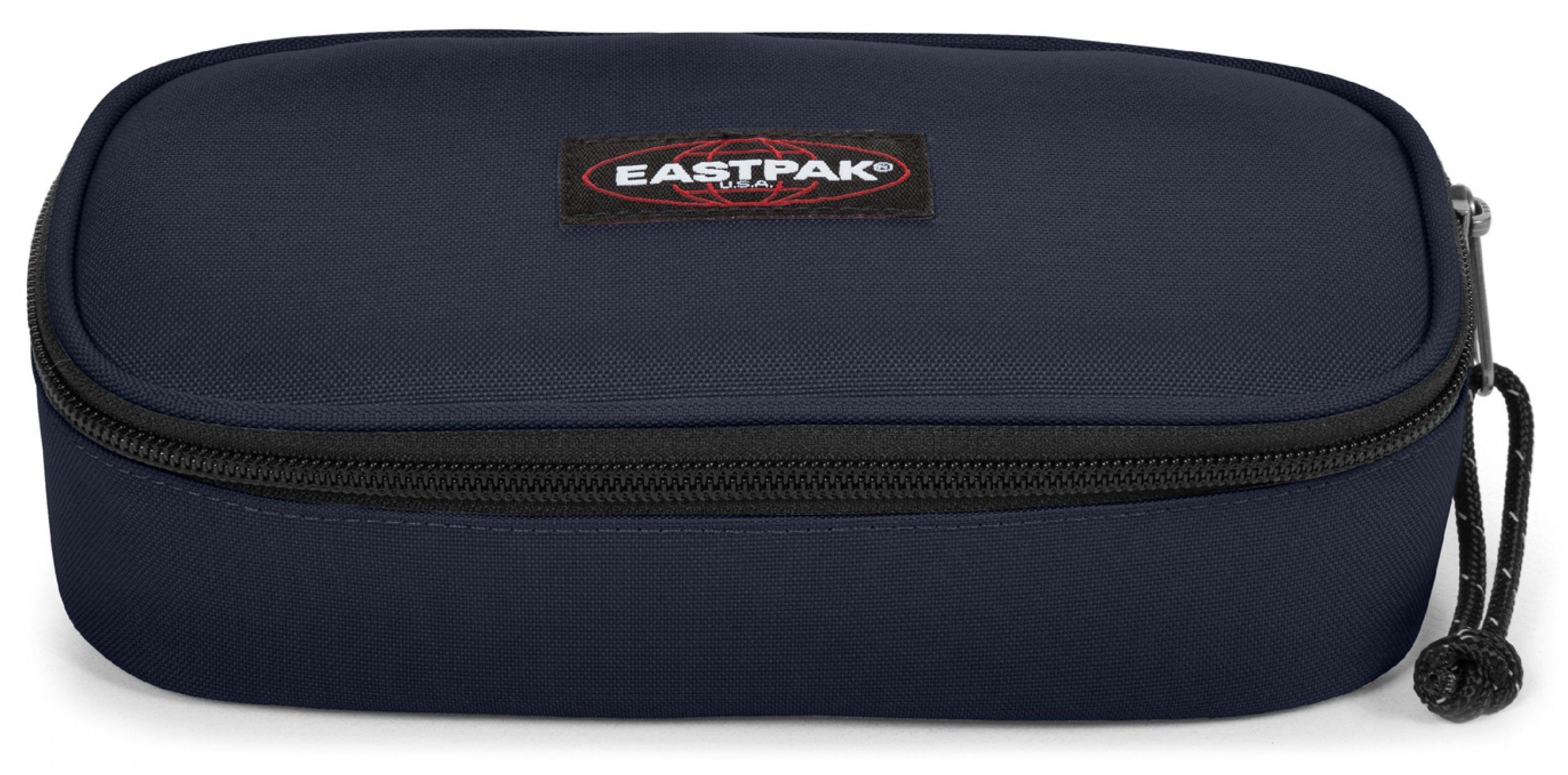 Eastpak Schreibgeräteetui praktischen marine Design blau OVAL im SINGLE, XL