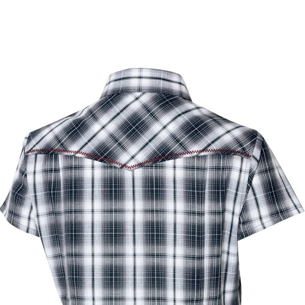 Stars & Stripes Kurzarmbluse Westernbluse Larissa günstig online kaufen