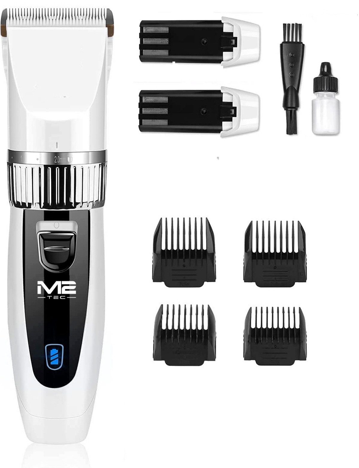 Qivee Haar- und Bartschneider RFC-208 Weiß, Packung, Salon-Erlebnis zuhause