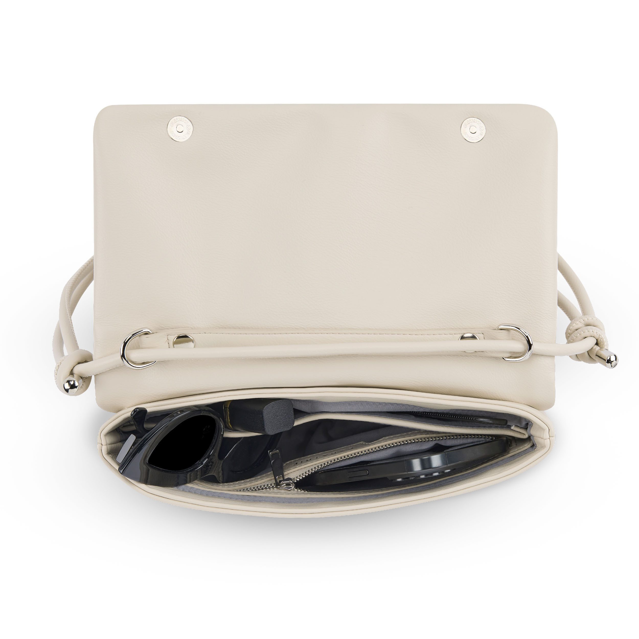 Expatrié Umhängetasche Juliette 2in1 Clutch und Umhängetasche Damen, 2-in-1 Umhängetasche und Clutch, Abnehmbarer Gurt