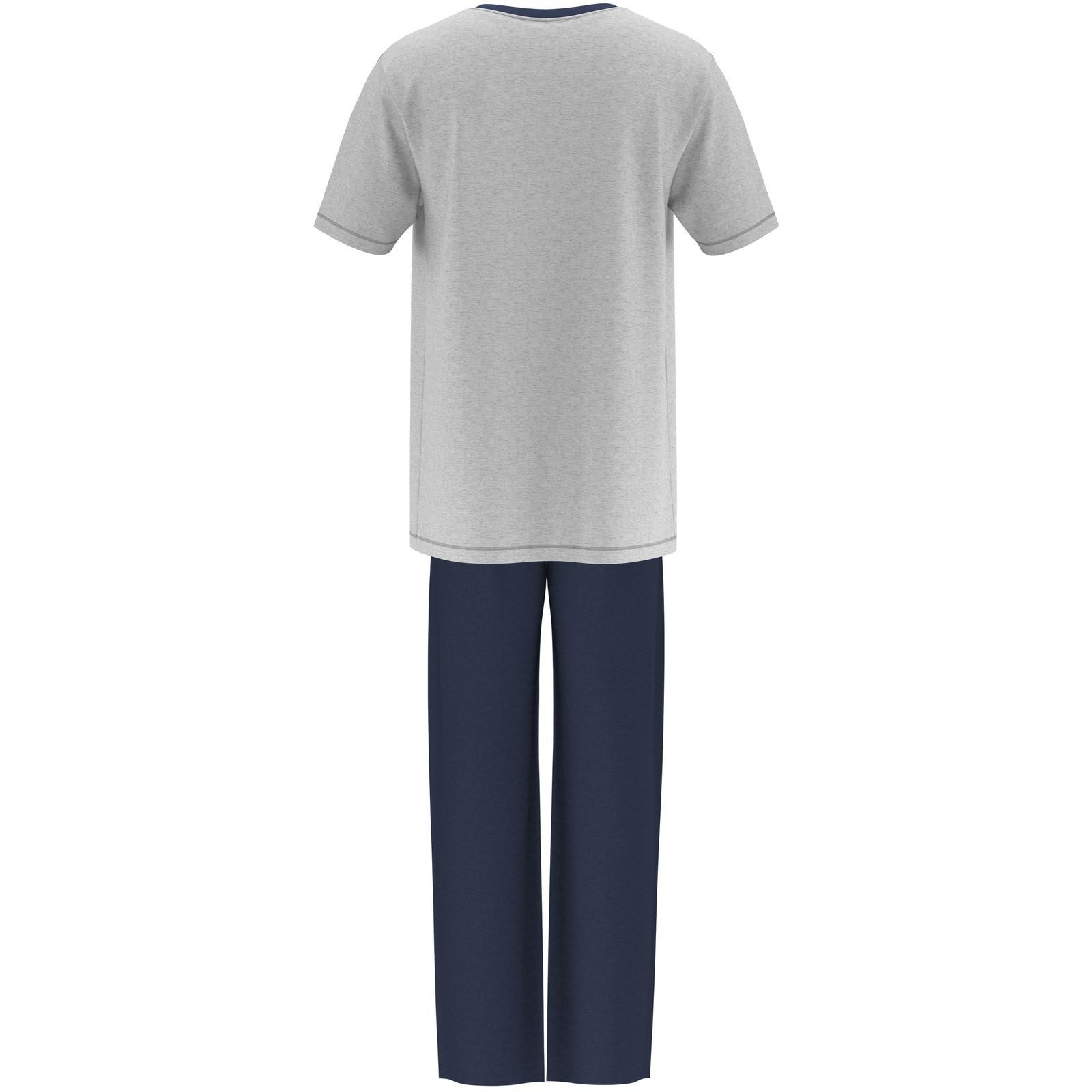 MUSTANG Schlafanzug Pyjama-Set T-Shirt Long Pants lange Hose Schlafkombi Na günstig online kaufen