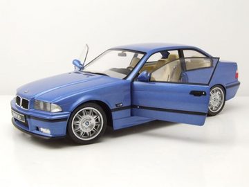 Solido Modellauto BMW M3 Coupe E36 1990 estoril blau Modellauto 1:18 Solido, Maßstab 1:18