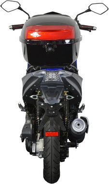 GT UNION Motorroller Striker, 50 ccm, 45 km/h, Euro 5, (Set), mit Topcase