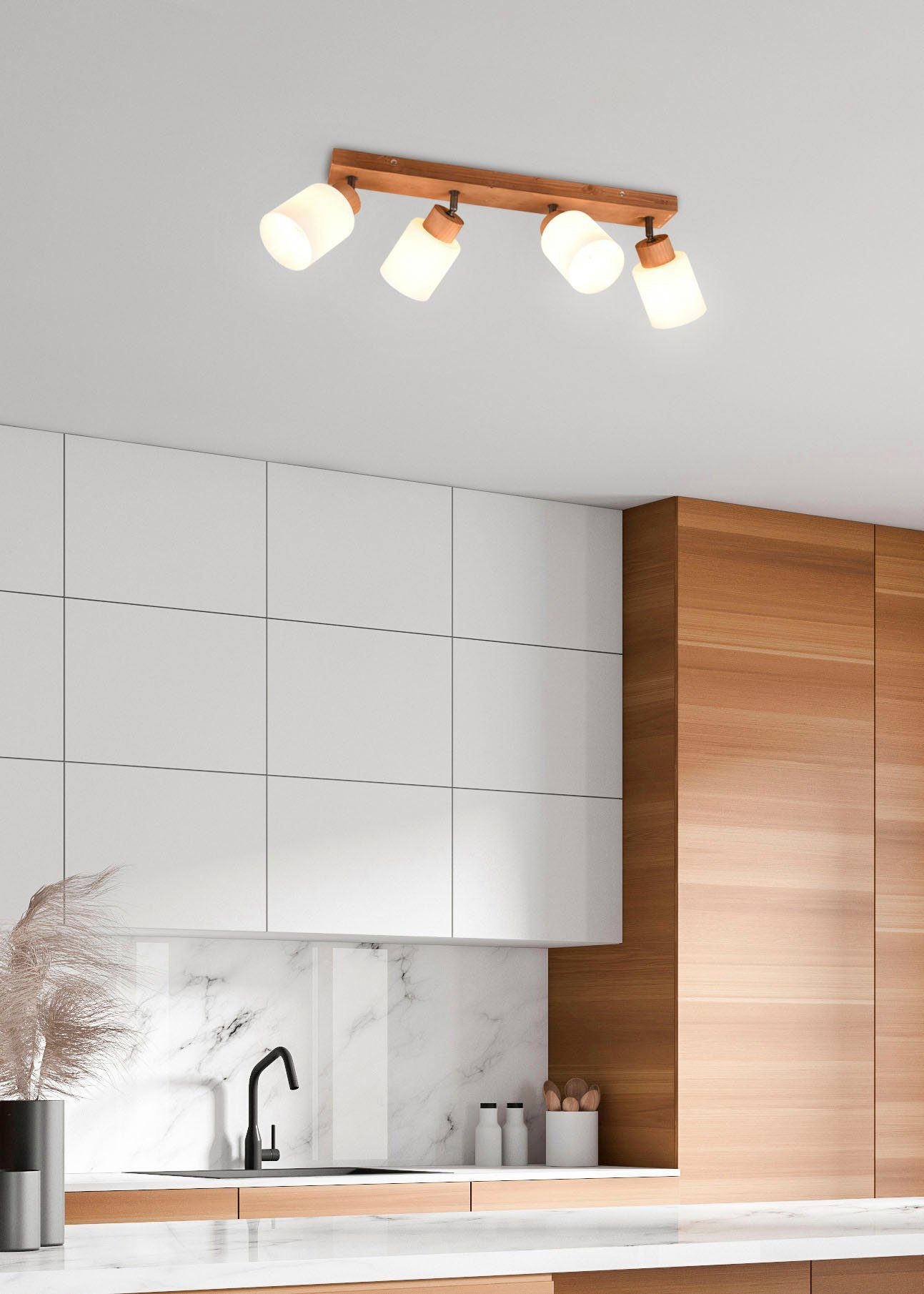 Reality Leuchten Deckenstrahler Assam, ohne Leuchtmittel, warmweiß - kaltwe günstig online kaufen