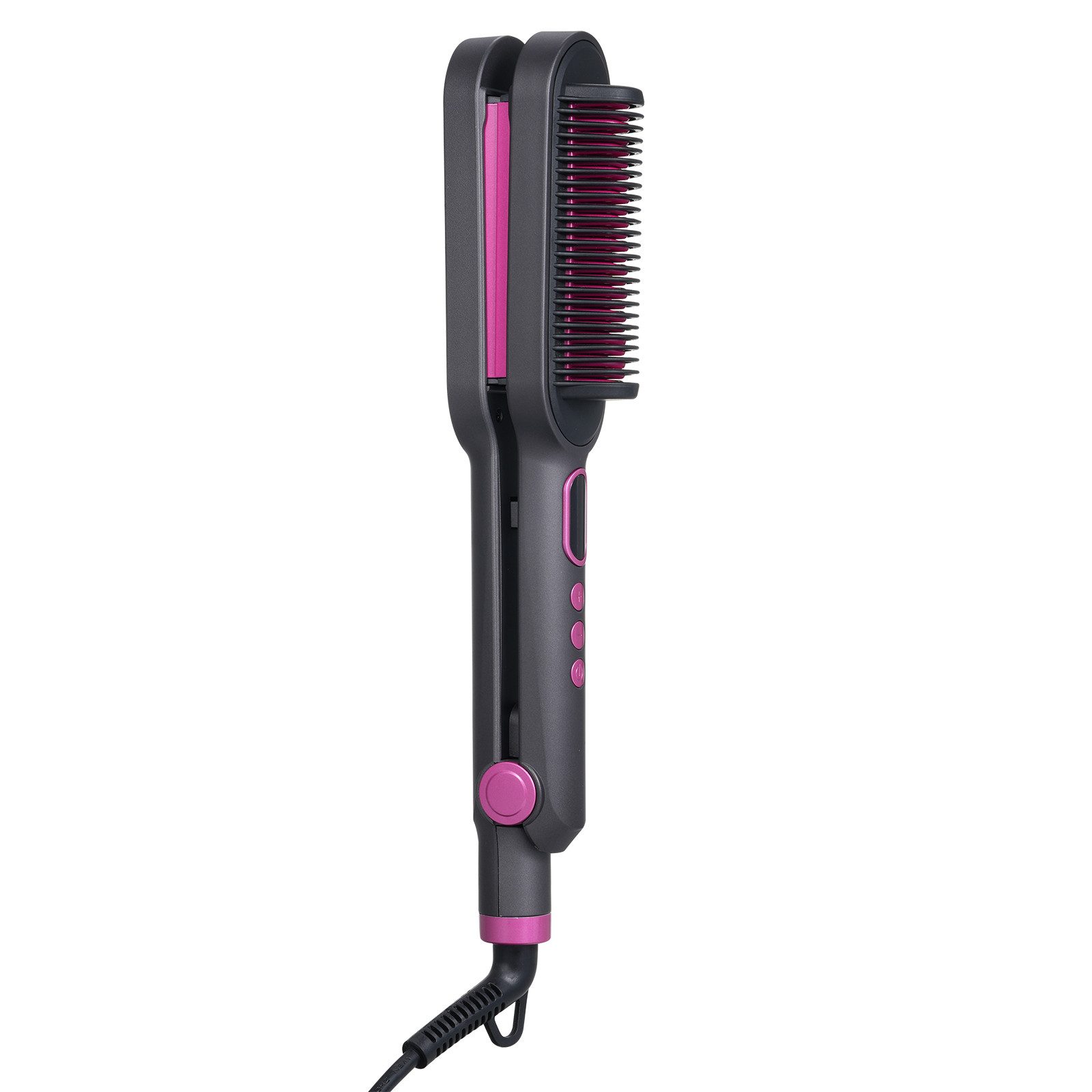 GARRYFIZH Lockenstab Welleneisen Drei-Barrel-Wellencurling Glatter Haarkamm, Temperaturregelung