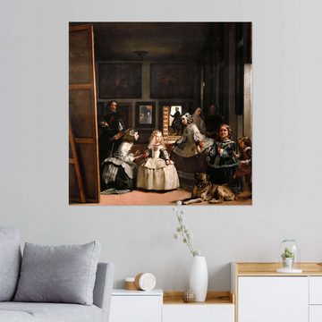 Posterlounge Wandfolie Diego Rodriguez de Silva y Velázquez, Die Hoffräulein, Malerei