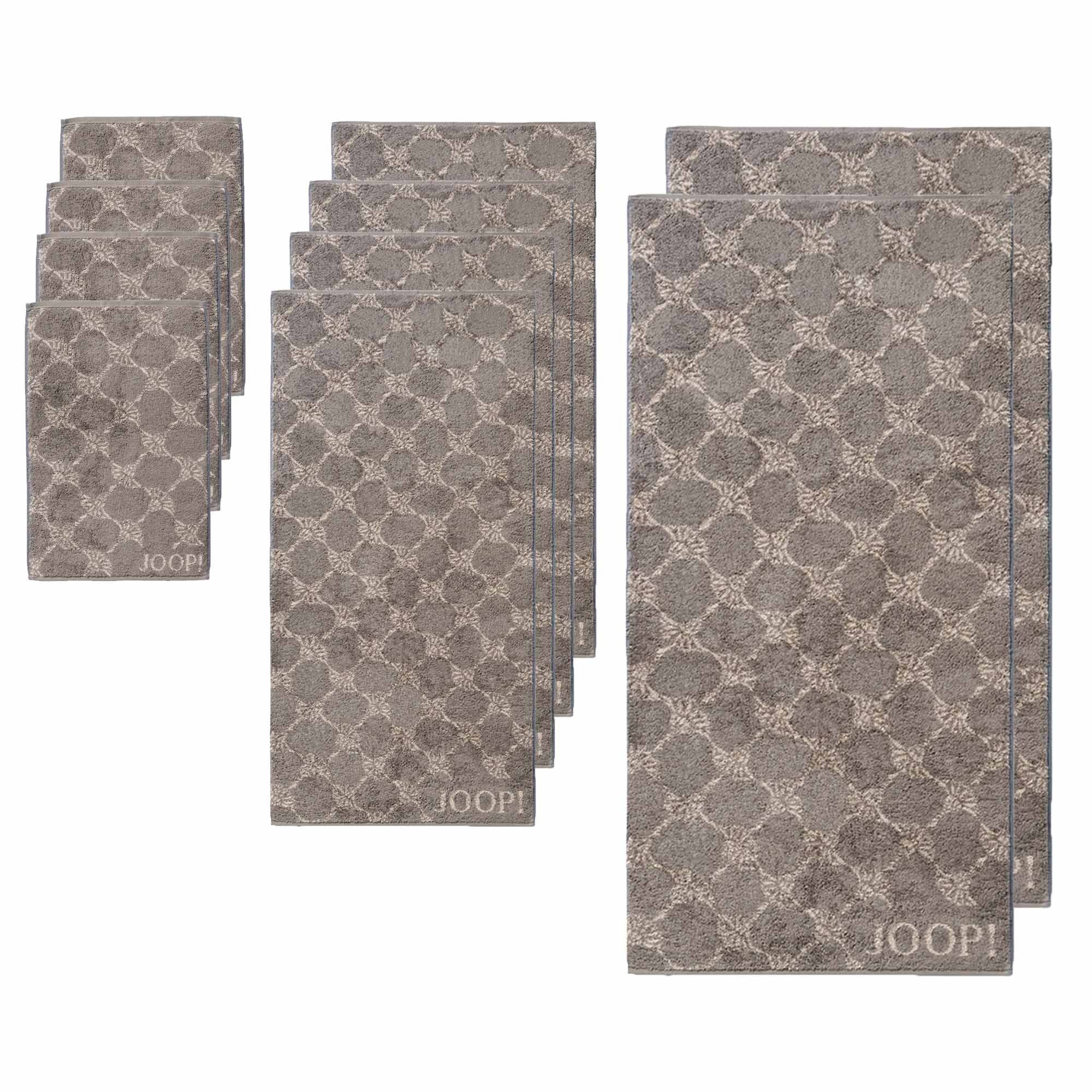 JOOP! Handtuch Unisex Handtuch 10er Pack Baumwolle, Frottier (Set, 10-St)