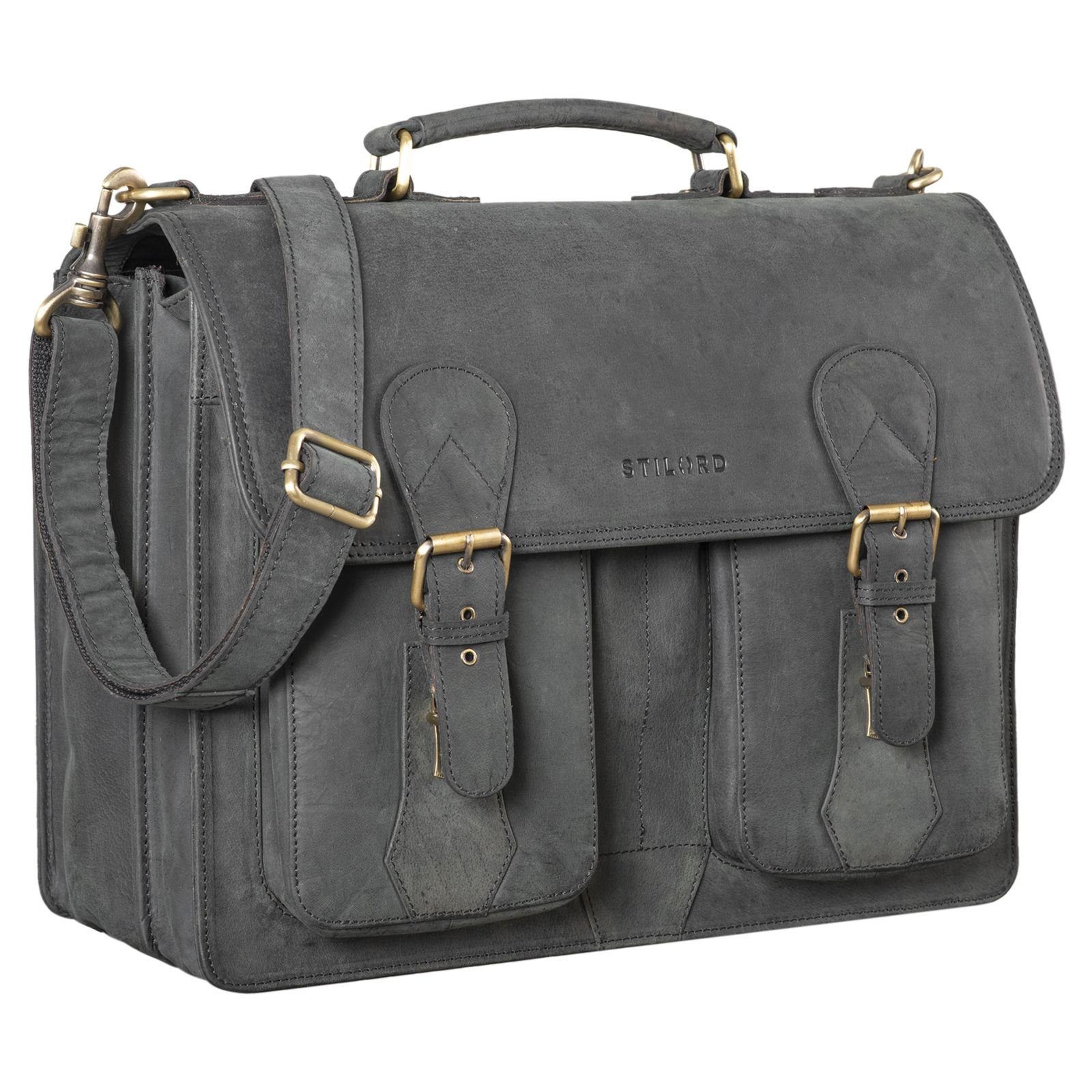 STILORD Aktentasche "Kronos" Aktentasche Herren Lehrertasche günstig online kaufen