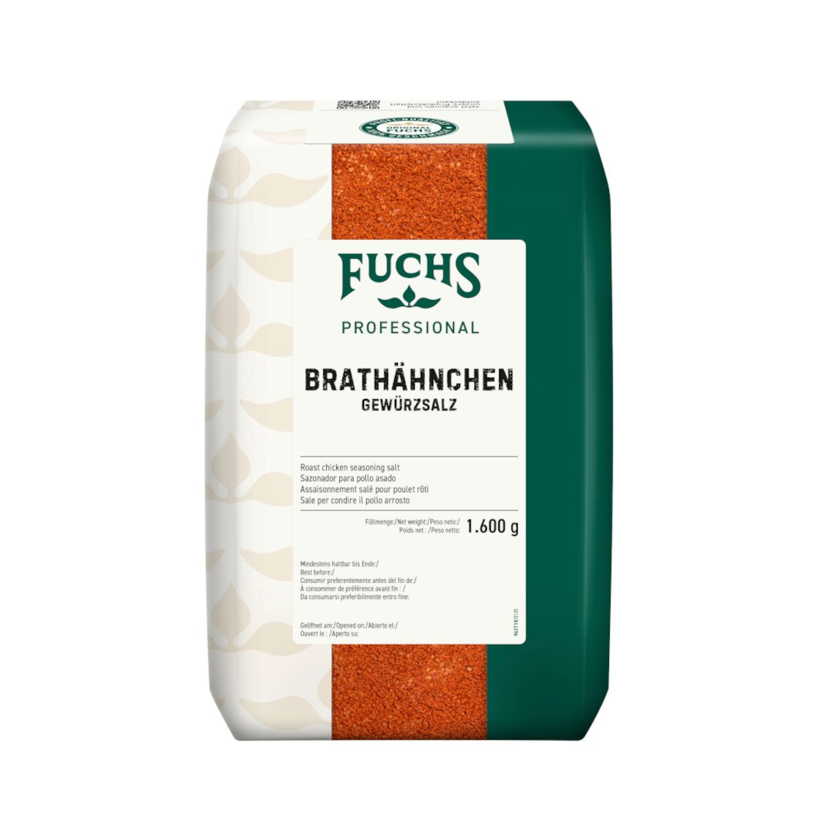 Fuchs Foodservice Gewürz, Fuchs Professional Brathähnchen Gewürzsalz abgestimmte Rezeptur 1600g