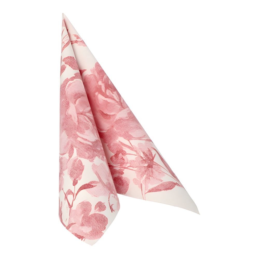 PAPSTAR Papierserviette 160 x Servietten ROYAL Collection 1/4-Falz 40 cm x 40 cm bordeaux Rose