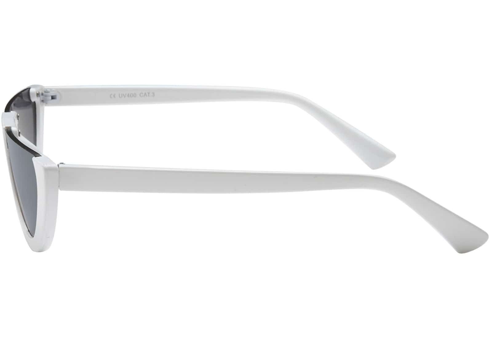 BEZLIT Eyewear Retrosonnenbrille Rundglas Designer Damen Sonnenbrille (1-St) mit schwarz und braunen Linsen