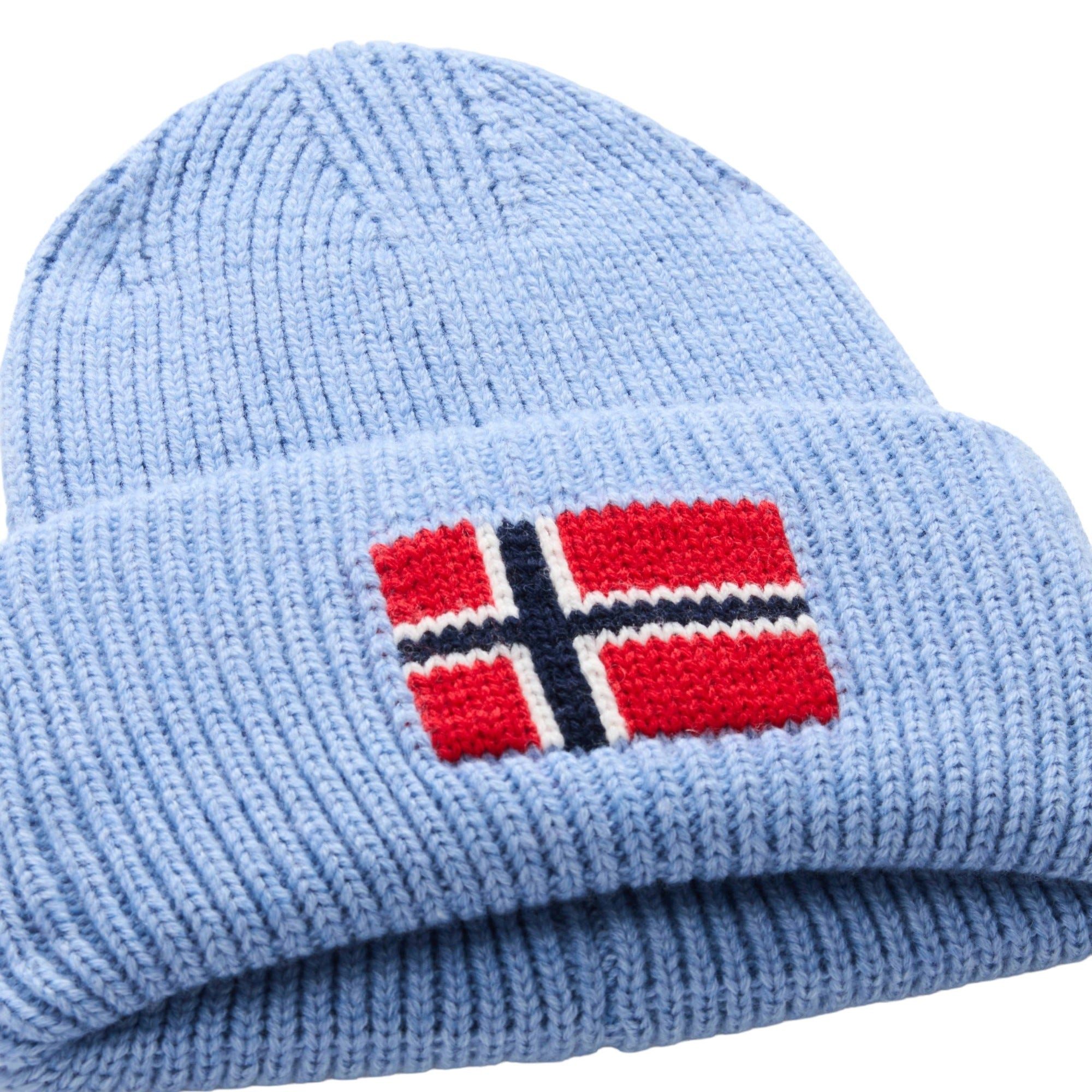 Napapijri Strickmütze F-Evei - Mütze (faded denim I84)