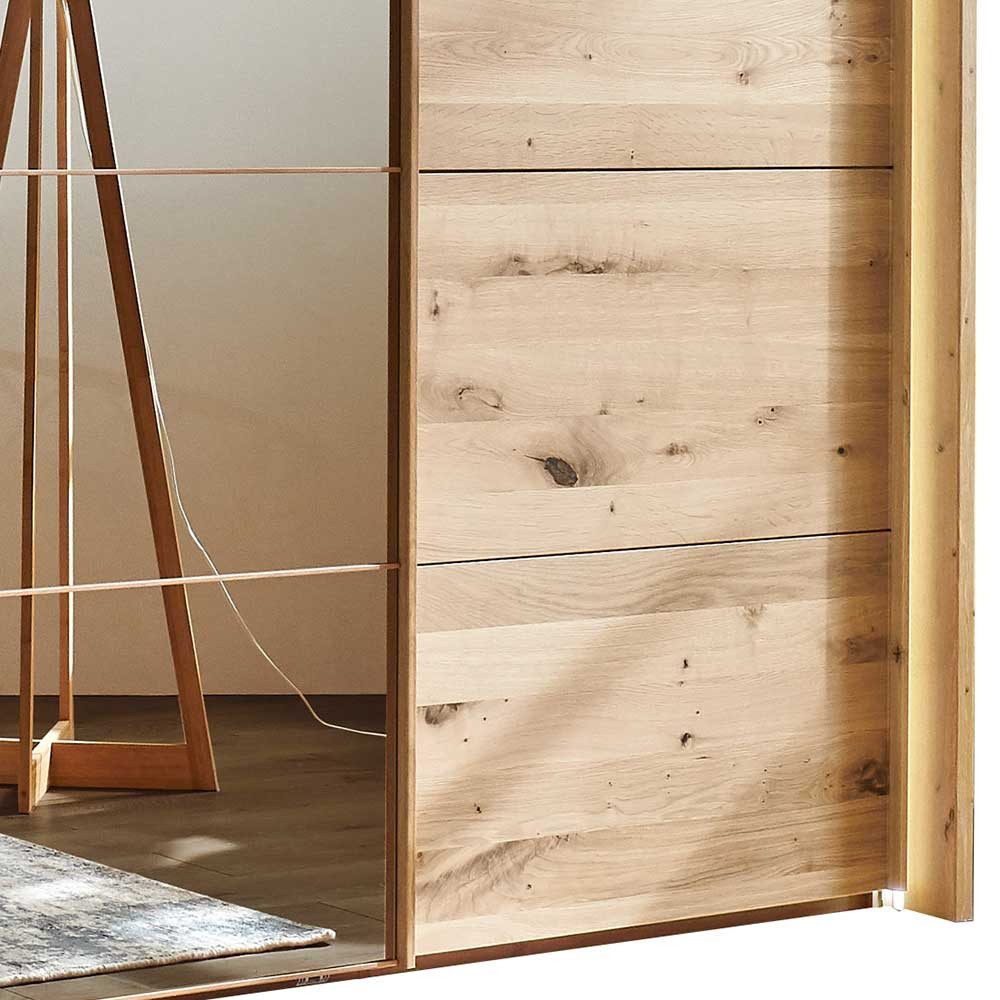 Pharao24 Kleiderschrank Meyden aus Massivholz