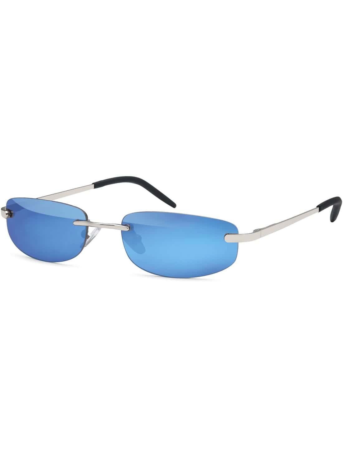 mit (1-St) Eyewear Sonnenbrille BEZLIT Sonnenbrille Linsen Herren schwarzen Blau stylische