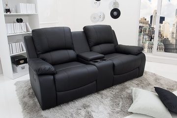 riess-ambiente TV-Sessel HOLLYWOOD 190cm schwarz (Einzelartikel, 1-St), Wohnzimmer · Getränkehalter · Kunstleder · Kinositz · Modern Design