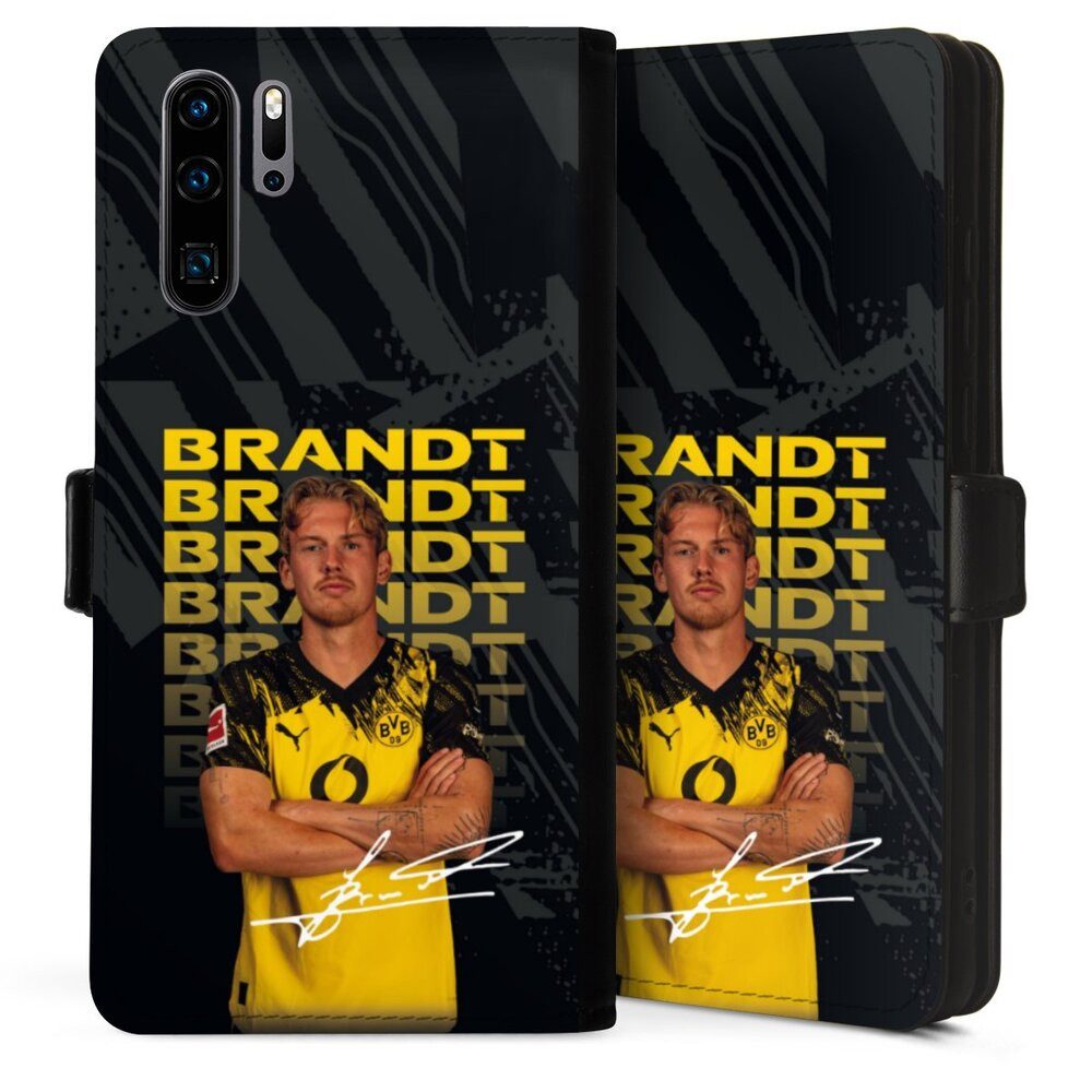 DeinDesign Handyhülle Borussia Dortmund Julian Brandt BVB Julian Brandt 25/26, Huawei P30 Pro New Edition Hülle Flip Case Klapphülle