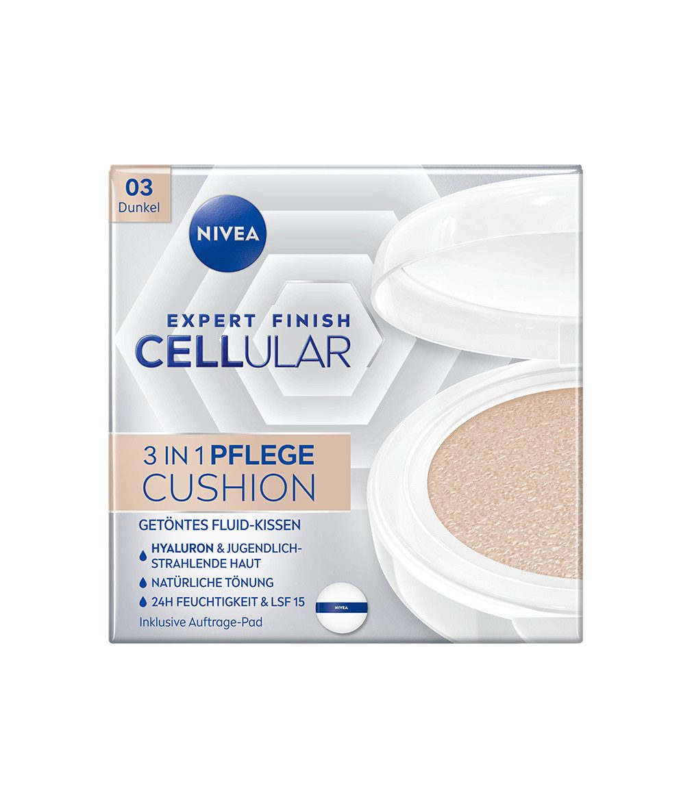 Nivea Make-up Expert Finish Cellular 3in1 Pflege Cushion 03 LSF15 15ml