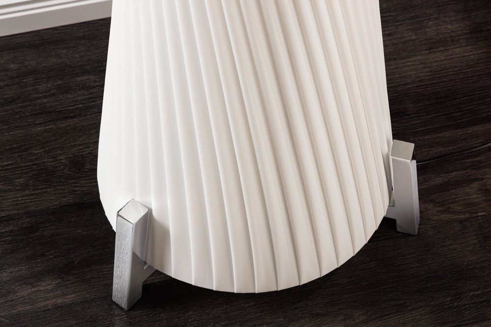 riess-ambiente Stehlampe PARIS X 180cm weiß / silber, ohne Leuchtmittel, Stehleuchte · mit Lampenschirm · Modern Design · Wohnzimmer