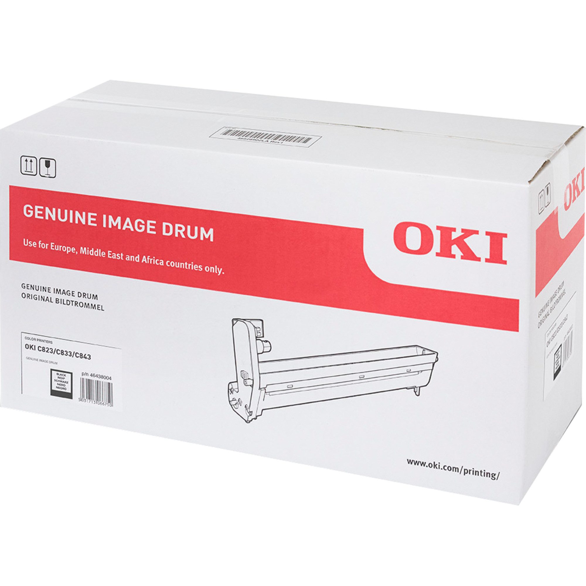 OKI OKI Bildtrommel schwarz 46438004, Trommel Druckertrommel