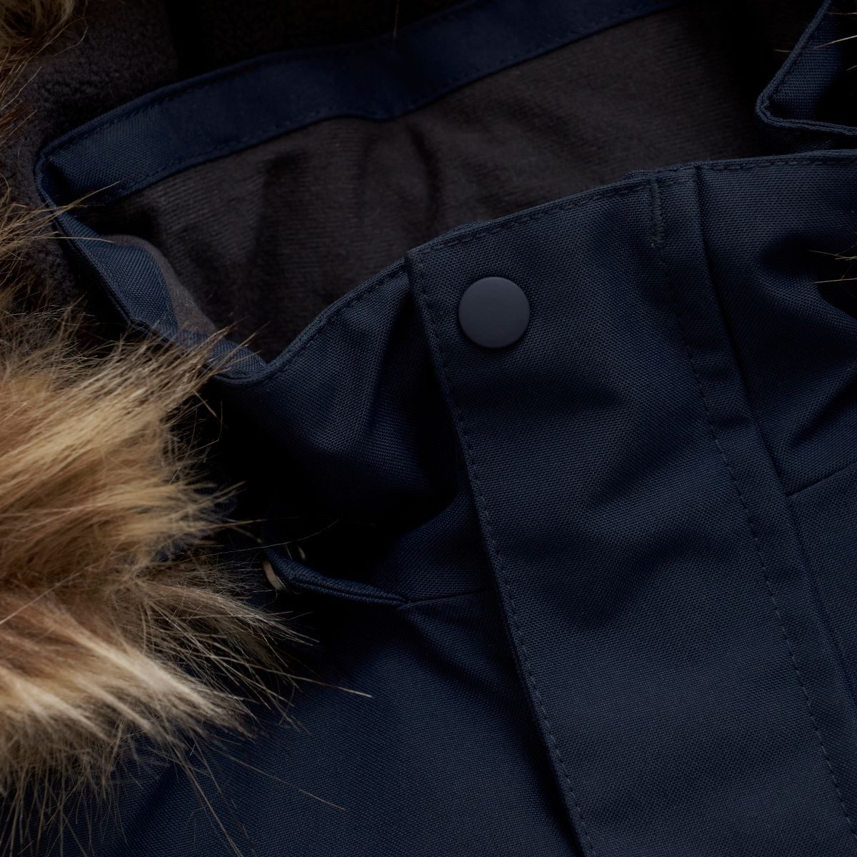 COLOR KIDS Funktionsparka Parka W. Fake Fur 742331 Warme, strapazierfähige Schneejacke für Jungen mit hoher