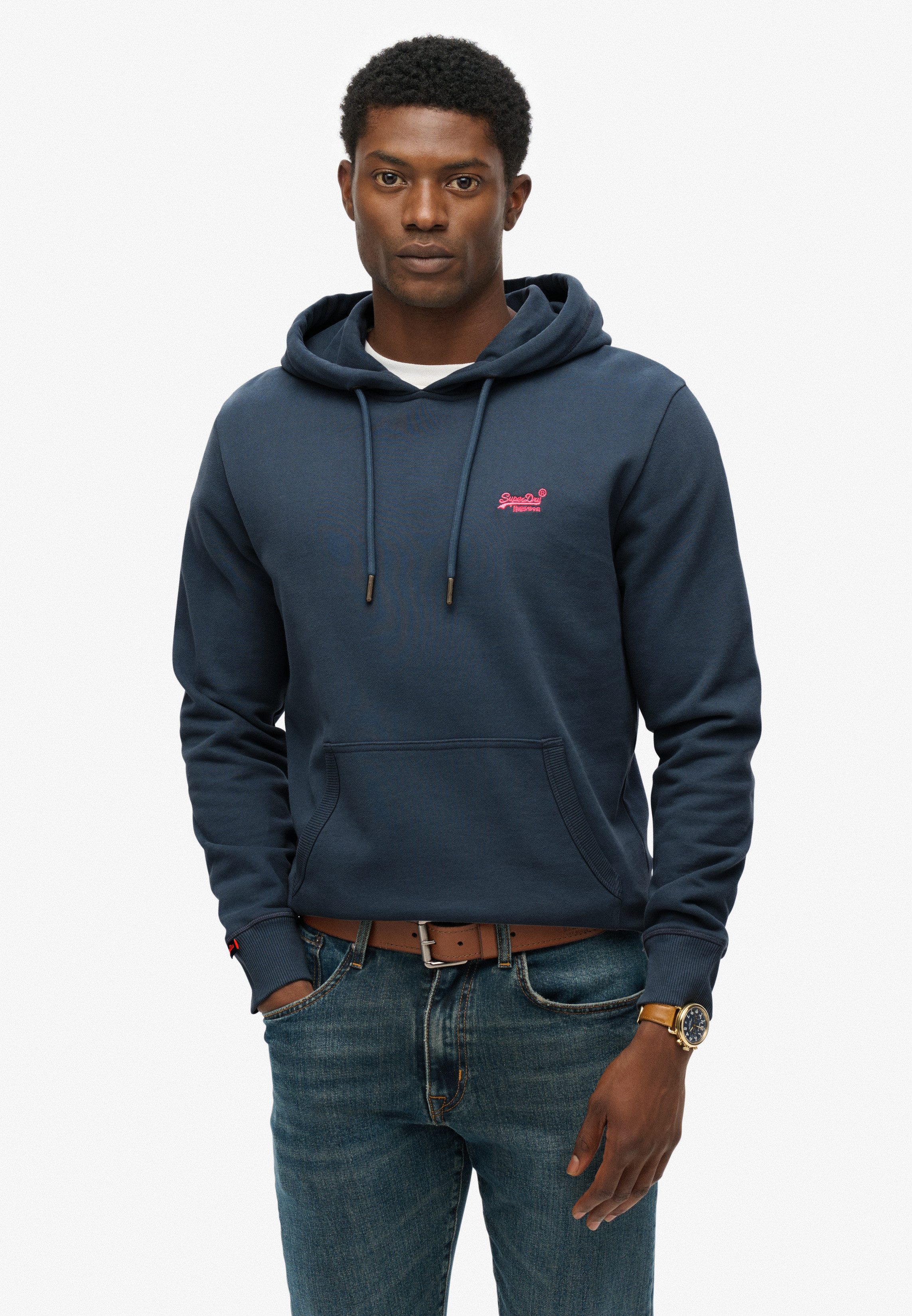Superdry Kapuzensweatshirt Essential Logo Hoodie Hb Baumwollmischung, loose günstig online kaufen